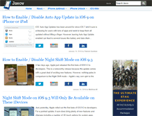 Tablet Screenshot of jaxov.com
